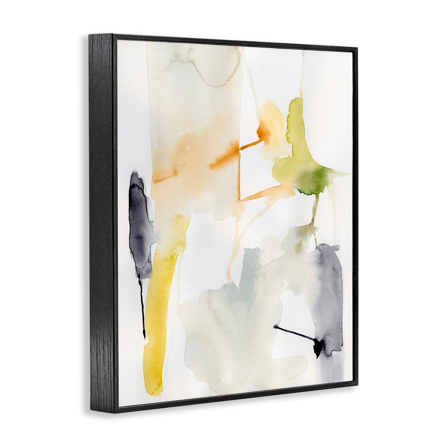 Stupell Industries Soft Watercolor Splashes Framed Giclee Wall Art Design by June Erica Vess