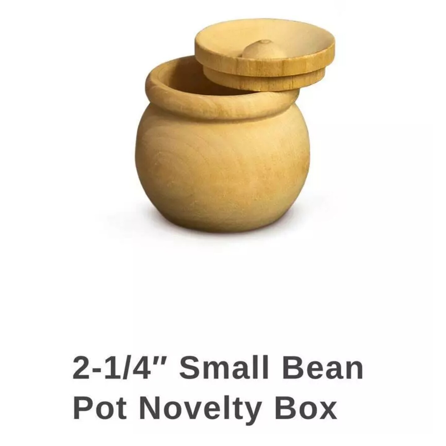 Kitcheniva 20 Pcs Miniature Wooden Cookie Jars Bean Pot Kids Kitchen Pretend Play Crafts