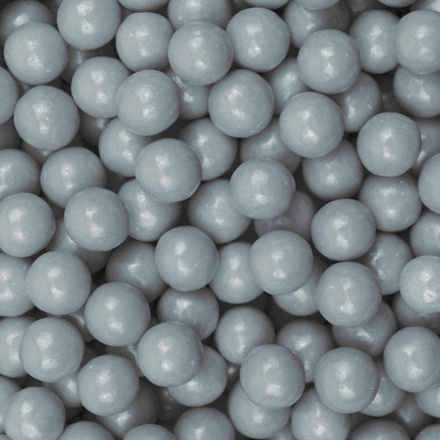 Krazy Sprinkles - Silver Pearl 8mm Beads (1/2 Cup, 1x Jar) for Cakes, Ice Cream & Cookies