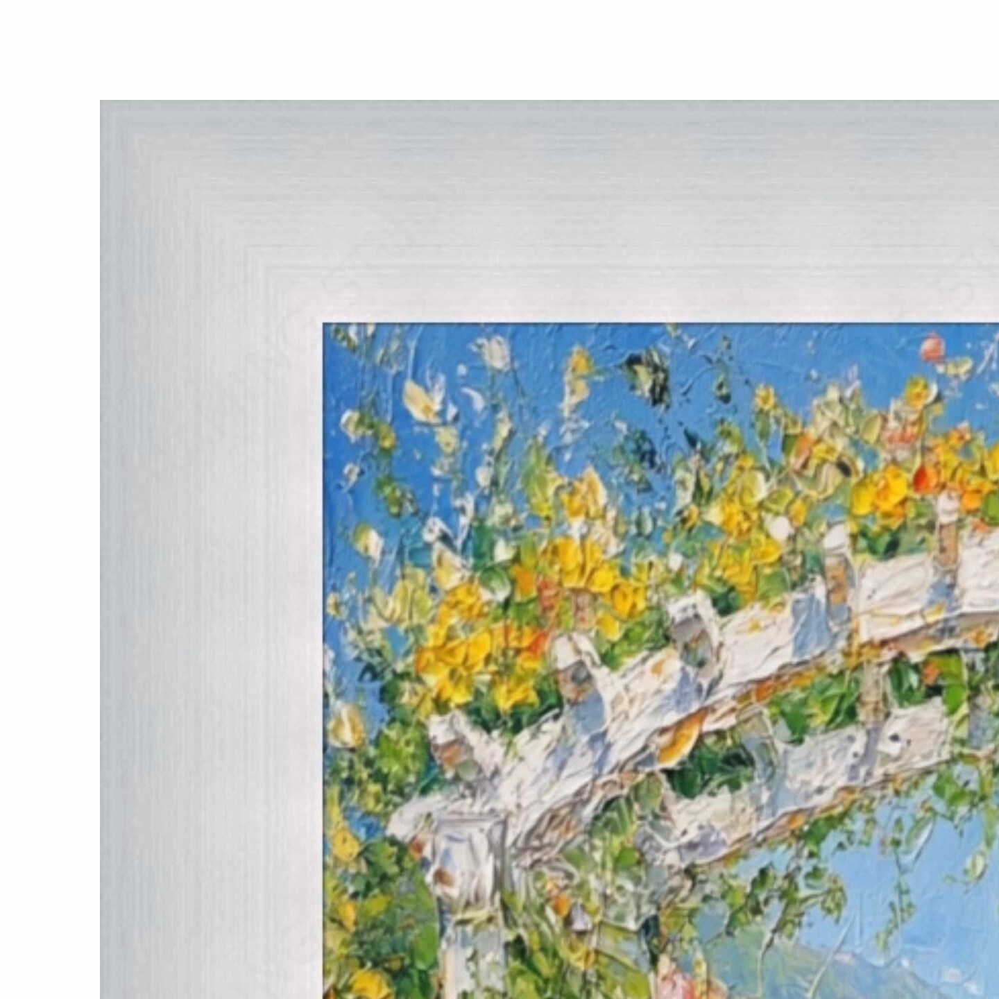 Modern Stainless Steel Flat Picture Frame 12x18 frame