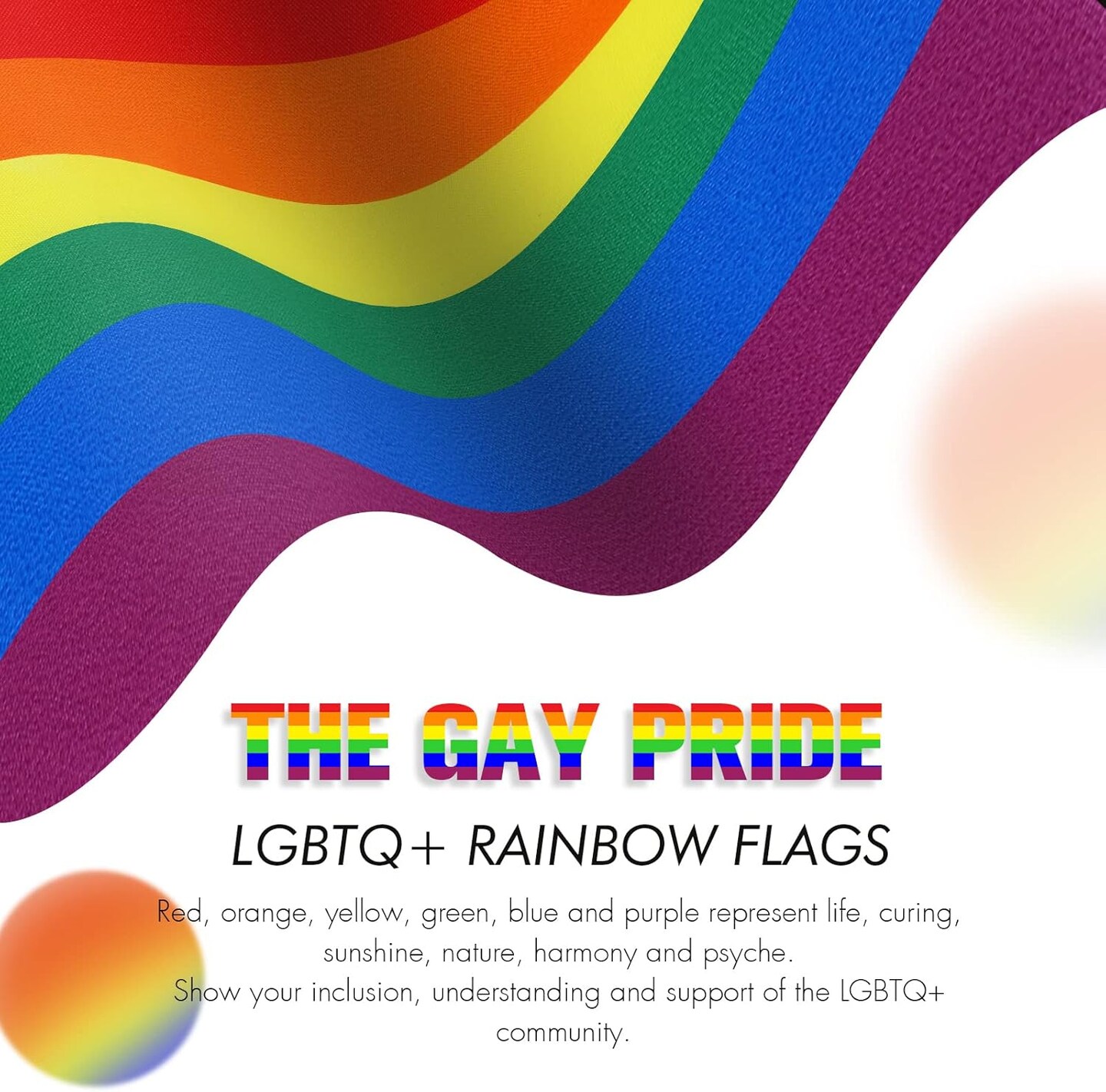 4 Pack LGBTQ Rainbow Pride Banners Bunting Flags, Rainbow Flag LGBTQ Pride String Flags for Pride Festival Carnival Party Pride Day Pride Month Parade, 34 Feet 40 Flags (Rainbow)