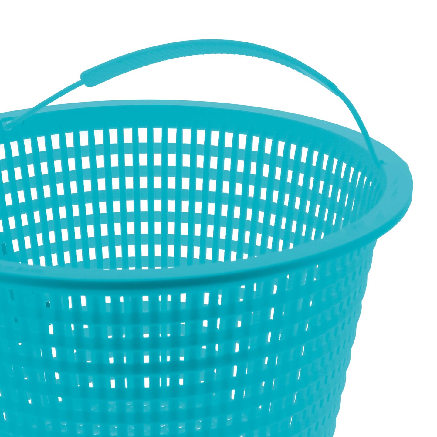 U.S. Pool Supply&#xAE; Swimming Pool Teal Blue Plastic Skimmer Replacement Basket (Set of 2) - Skim Remove Leaves and Debris - 8&#x22; Top, 5.5&#x22; Bottom, 5&#x22; Deep - Not Weighted