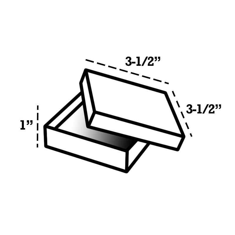 Kraft Cotton Filled Jewelry Box #33 (Case of 100) (Original Version)