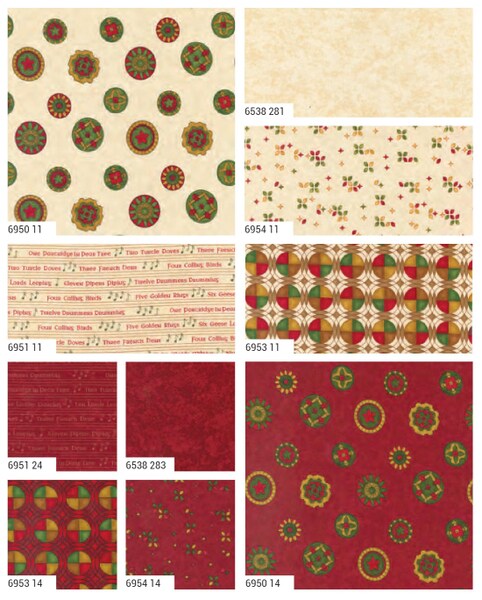 Twelve Days 2.5&#x22; Strip Roll (Jelly Roll) by Holly Taylor for Moda (6950JR)