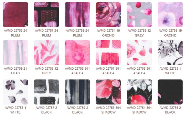 Peony Love 5" Square Pack (Charm Pack / Charm Square) by Lauren Wan for Robert Kaufman (CHS-1286-42)