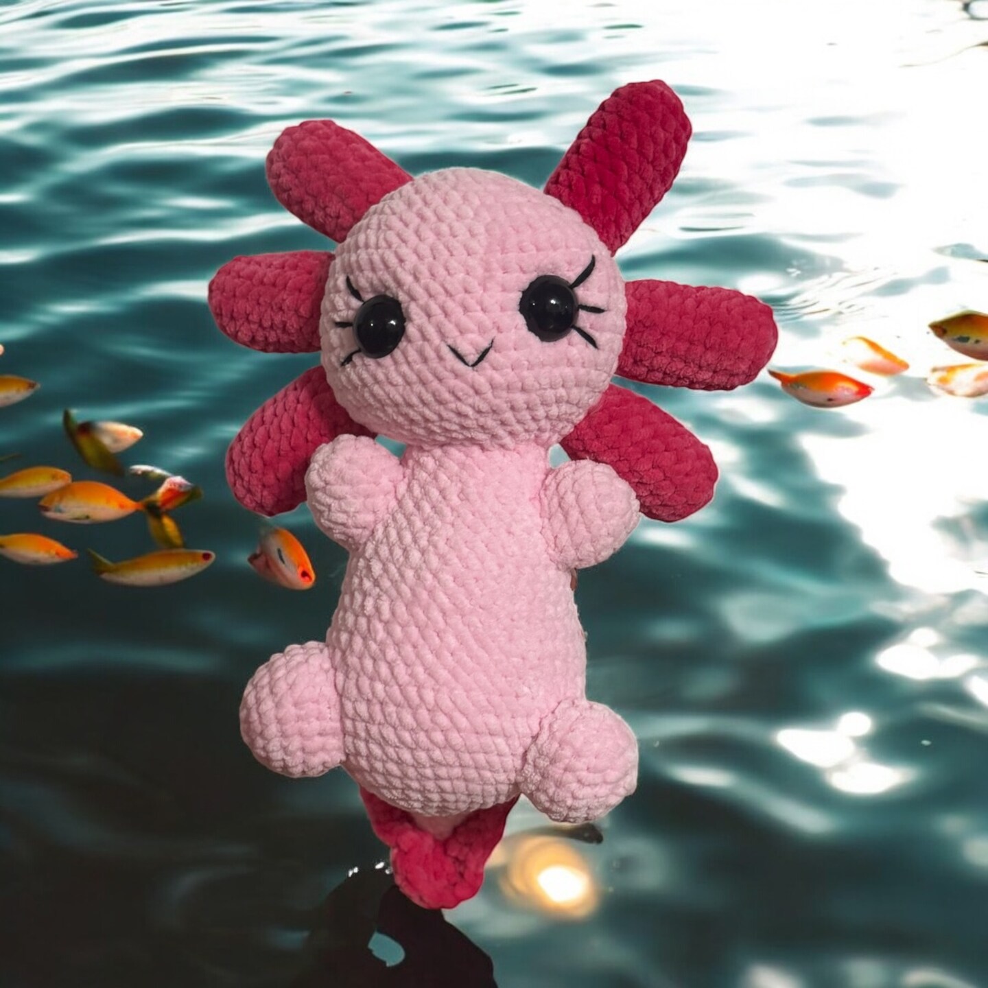 Meet Wiggles the Crochet Axolotl | MakerPlace by Michaels