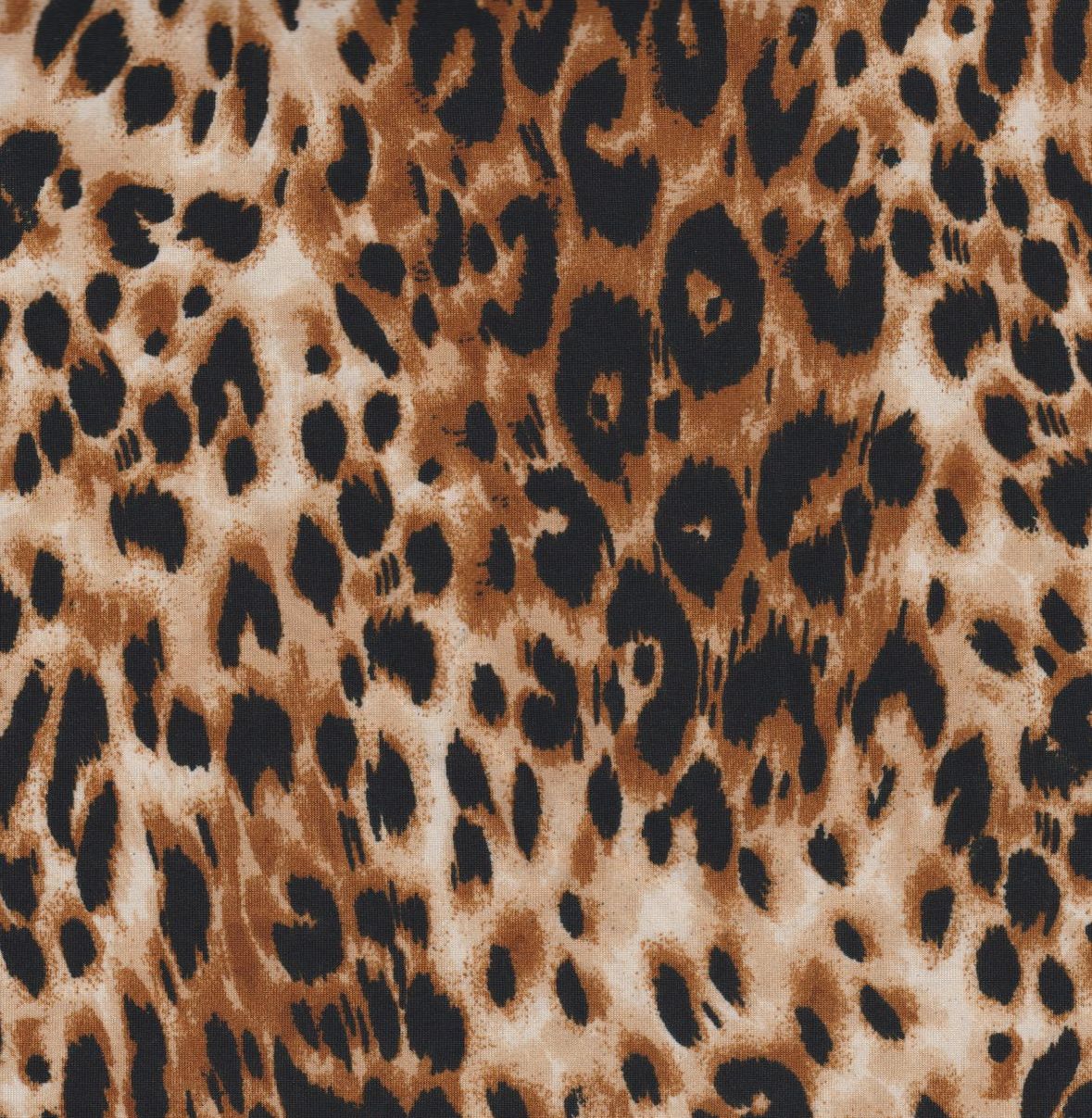 1 Yard DTY Animal Print Knit Fabric Soft Stretch Polyester Spandex 58/60” Wide