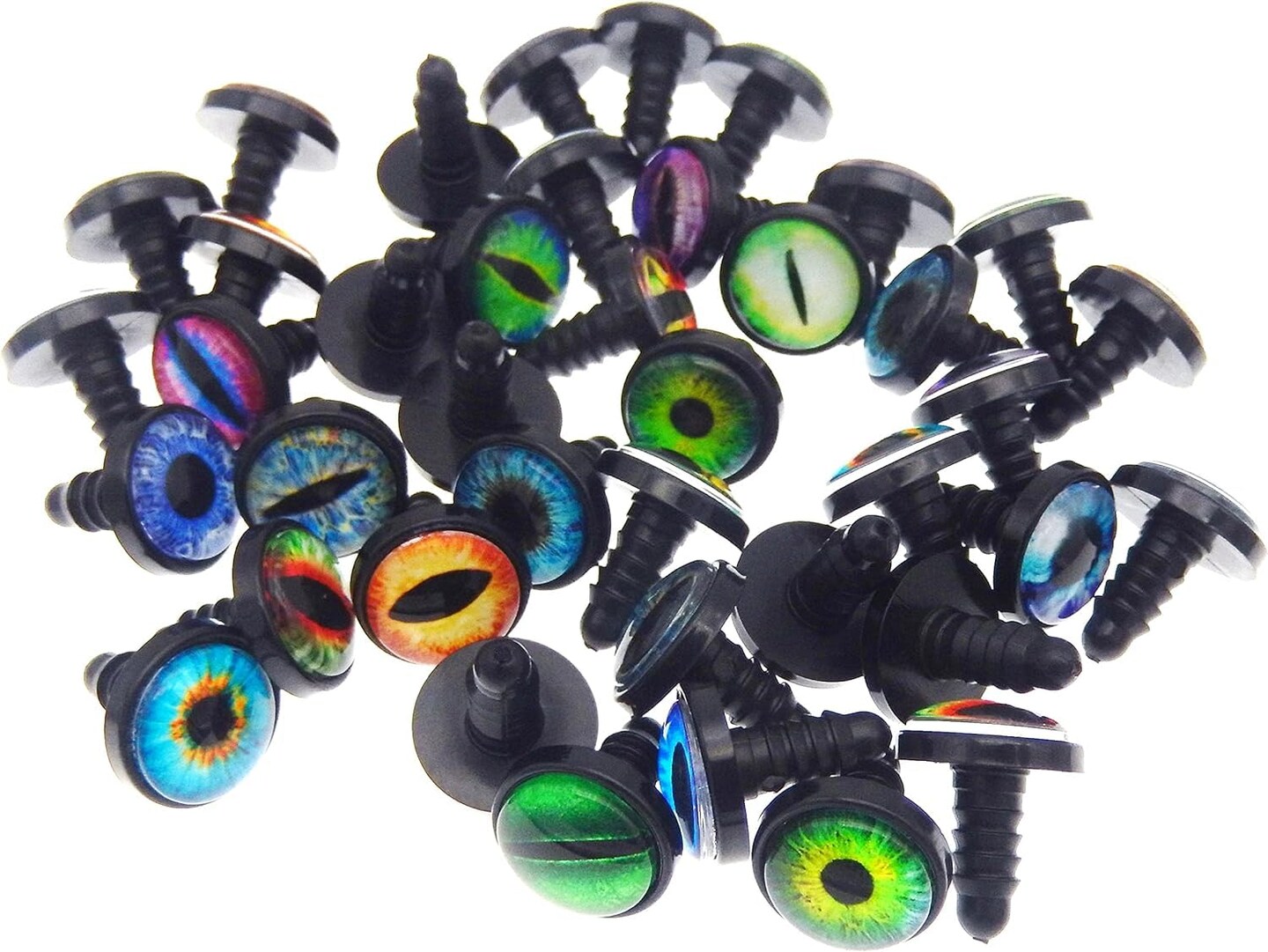 40PCS 18MM Dragon Safety Eyes Animal Crafts Making Supplies for Adult Artist Model Enthusiast Amigurumi Crochet Project DIY with Washer 0.71inches