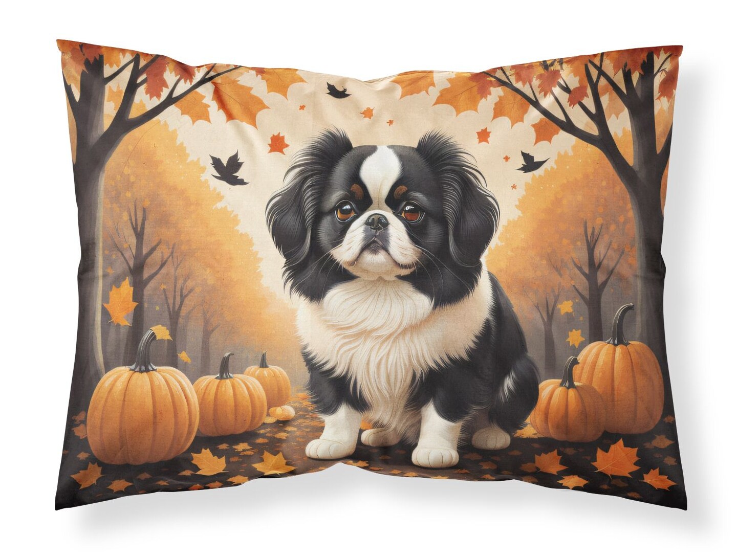 Japanese Chin Standard Pillowcase 30 X 20.5 Inches Lightweight Decorative Artwork
