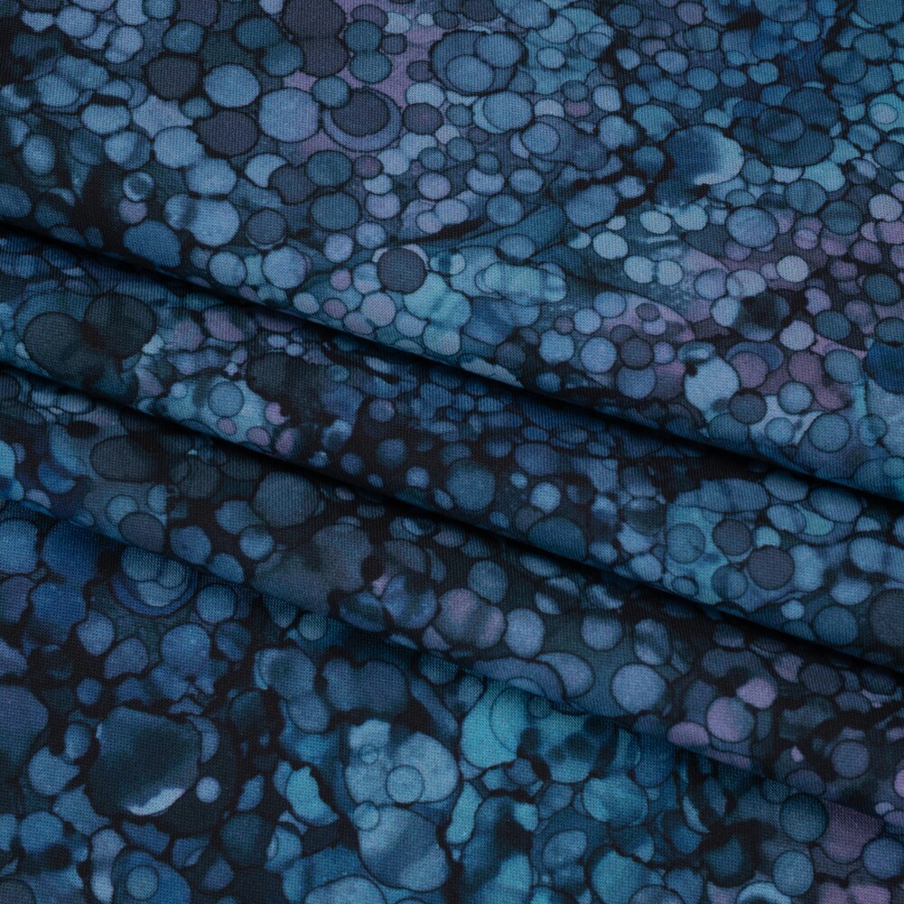 1 Yard Twilight Bubbles Wide Backing Quilting Cotton Fabric for Sewing and Crafts