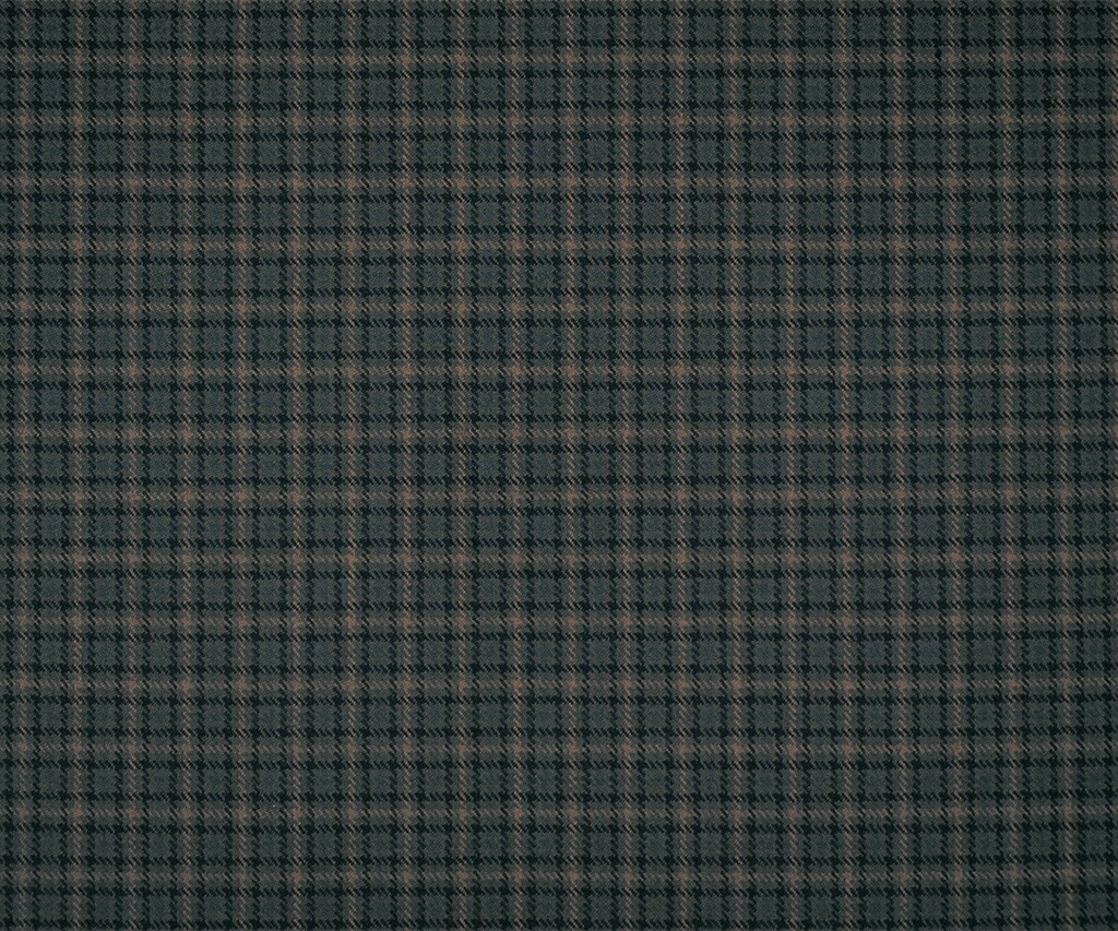 Navy-Beige-Multi Polyester Wool Plaid Check Twill Woven Suiting Fabric By the Yard