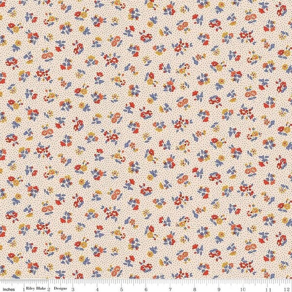 Flora Beatrice in A (01667449a) | Floral Nostalgia | Liberty Fabrics | Riley Blake