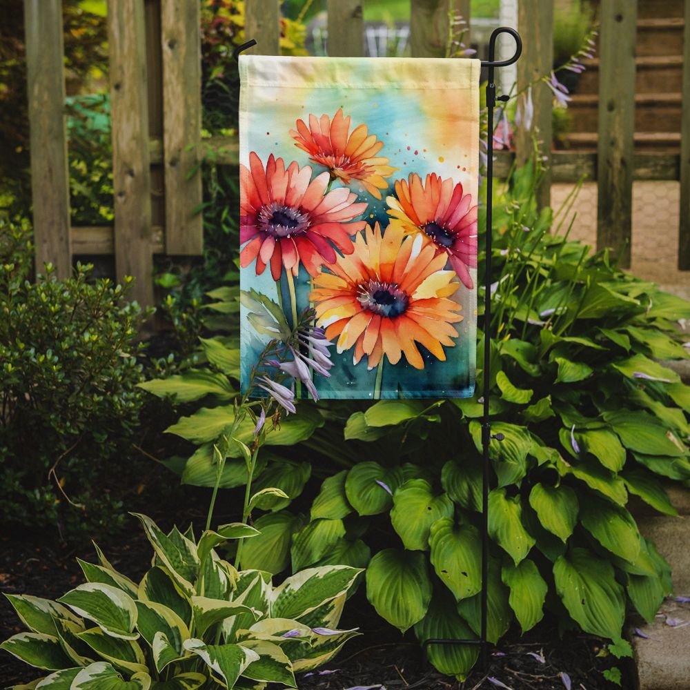 Edge Collections - 11 1/4" X 15 1/2" - Multicolor - Gerbera Daisies Decorative Garden Flag - 1 Piece