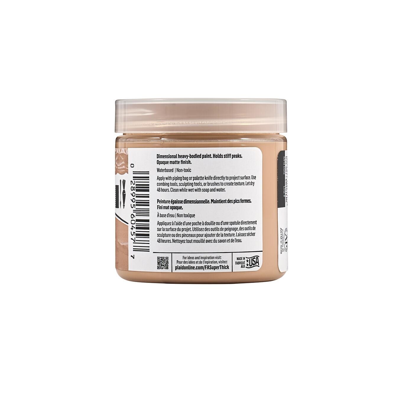 FolkArt Super Thick Acrylic Paint Beige 4 oz