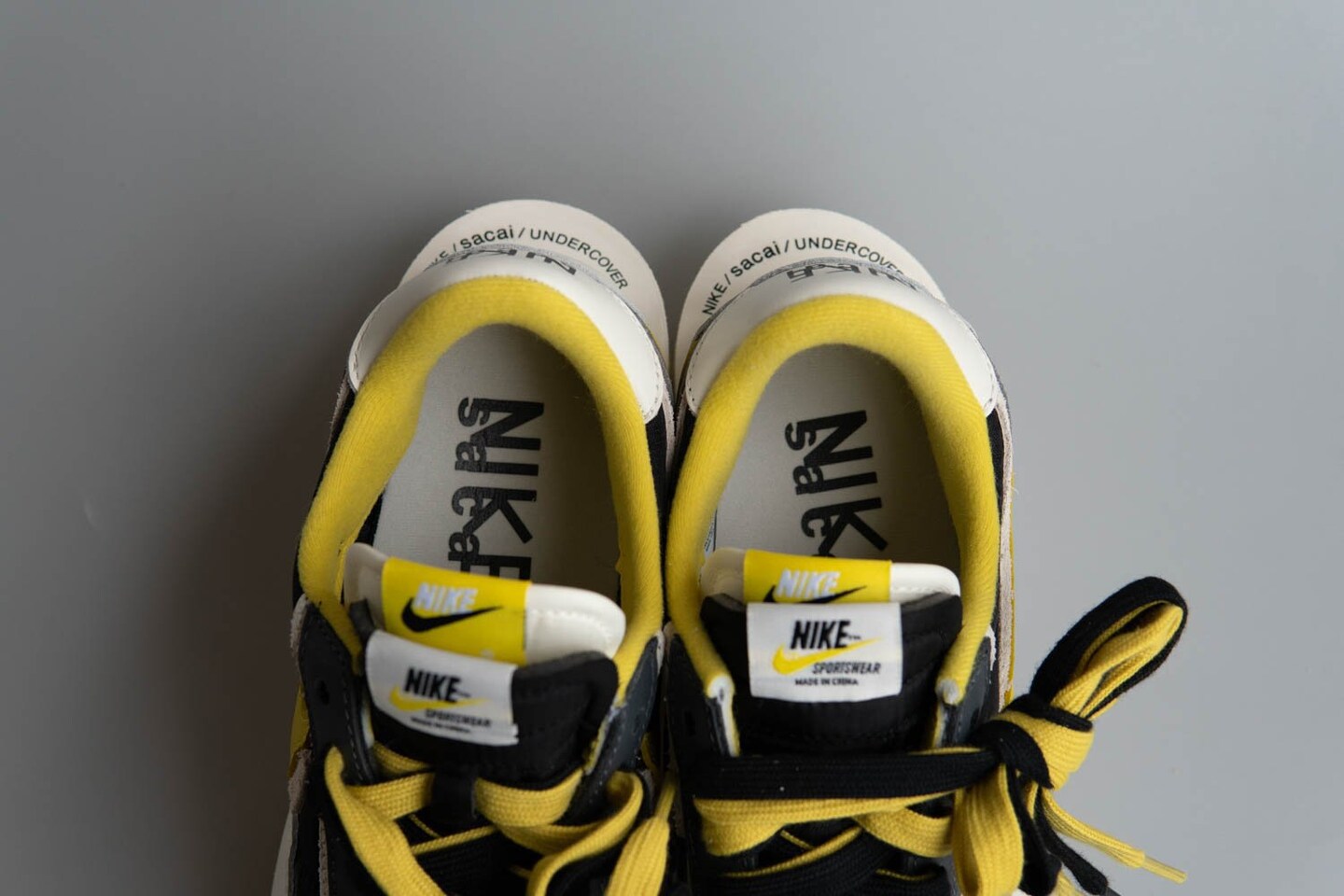 nike sacai bright citron