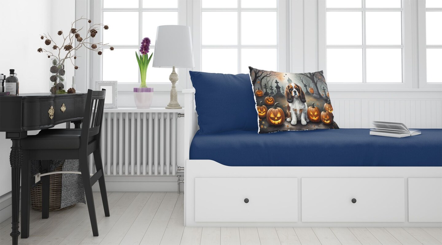 Cavalier Spaniel 30x20.5 Inches Spooky Halloween Standard Pillowcase Lightweight Super Soft