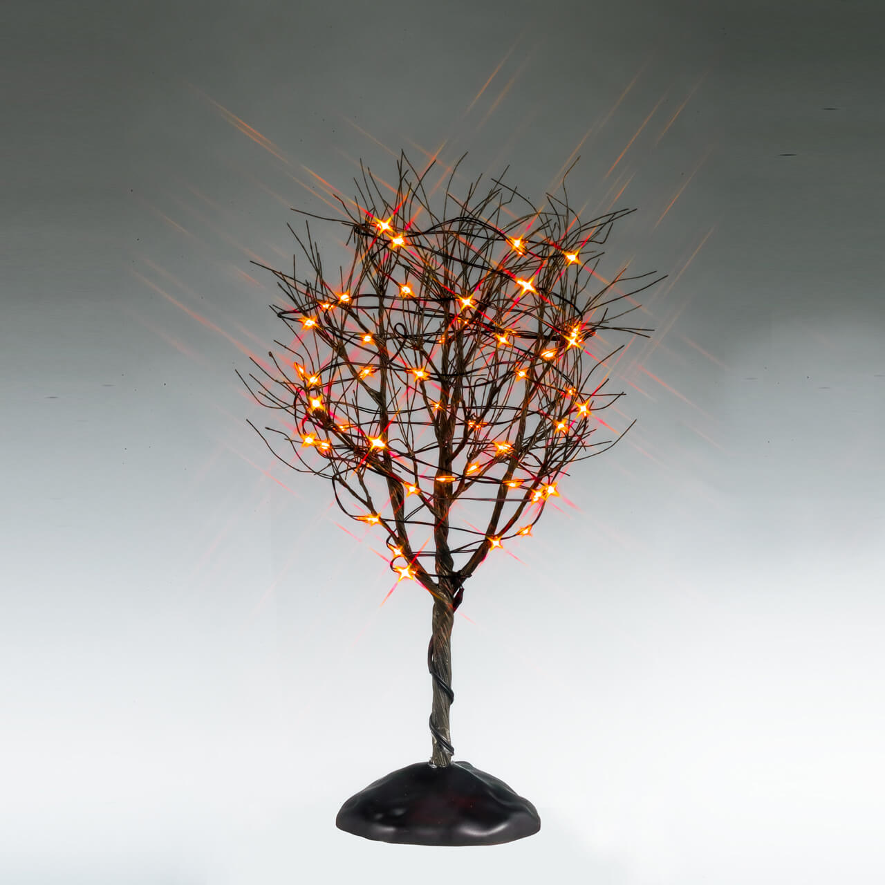 LEMAX Dry Tree With Orange Lights, Battery-Operated(4.5V) #54520
