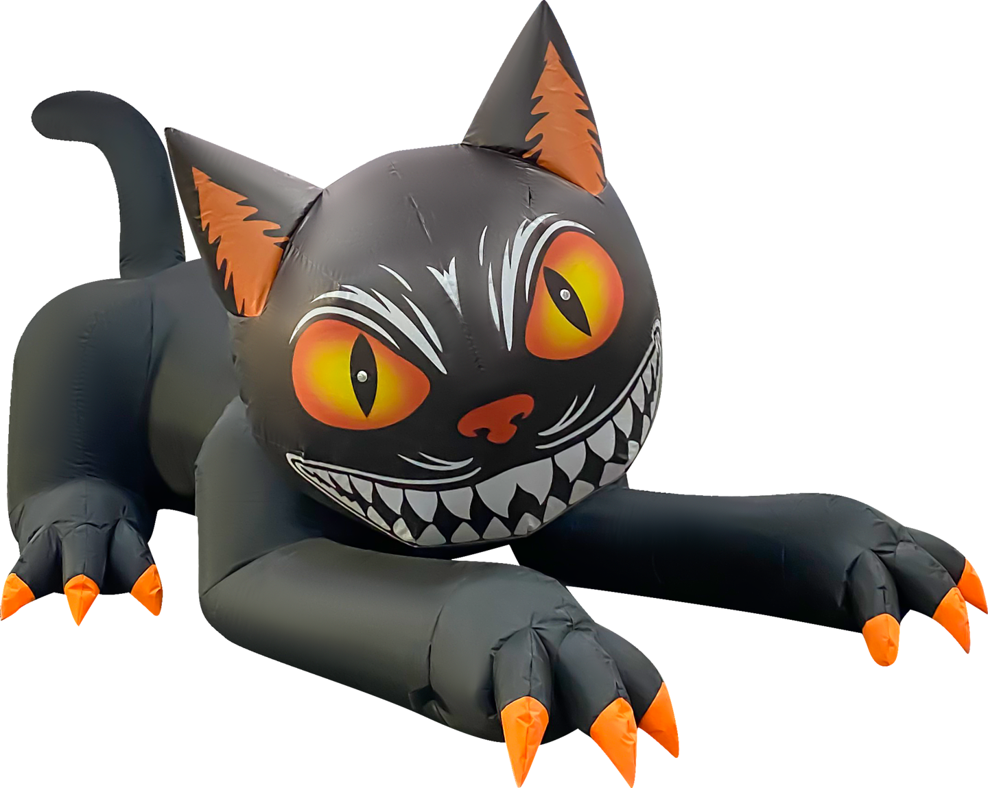 GOOSH 7.4FT Animated Inflatable Halloween Black Cat – Light-Up Yard Decoration