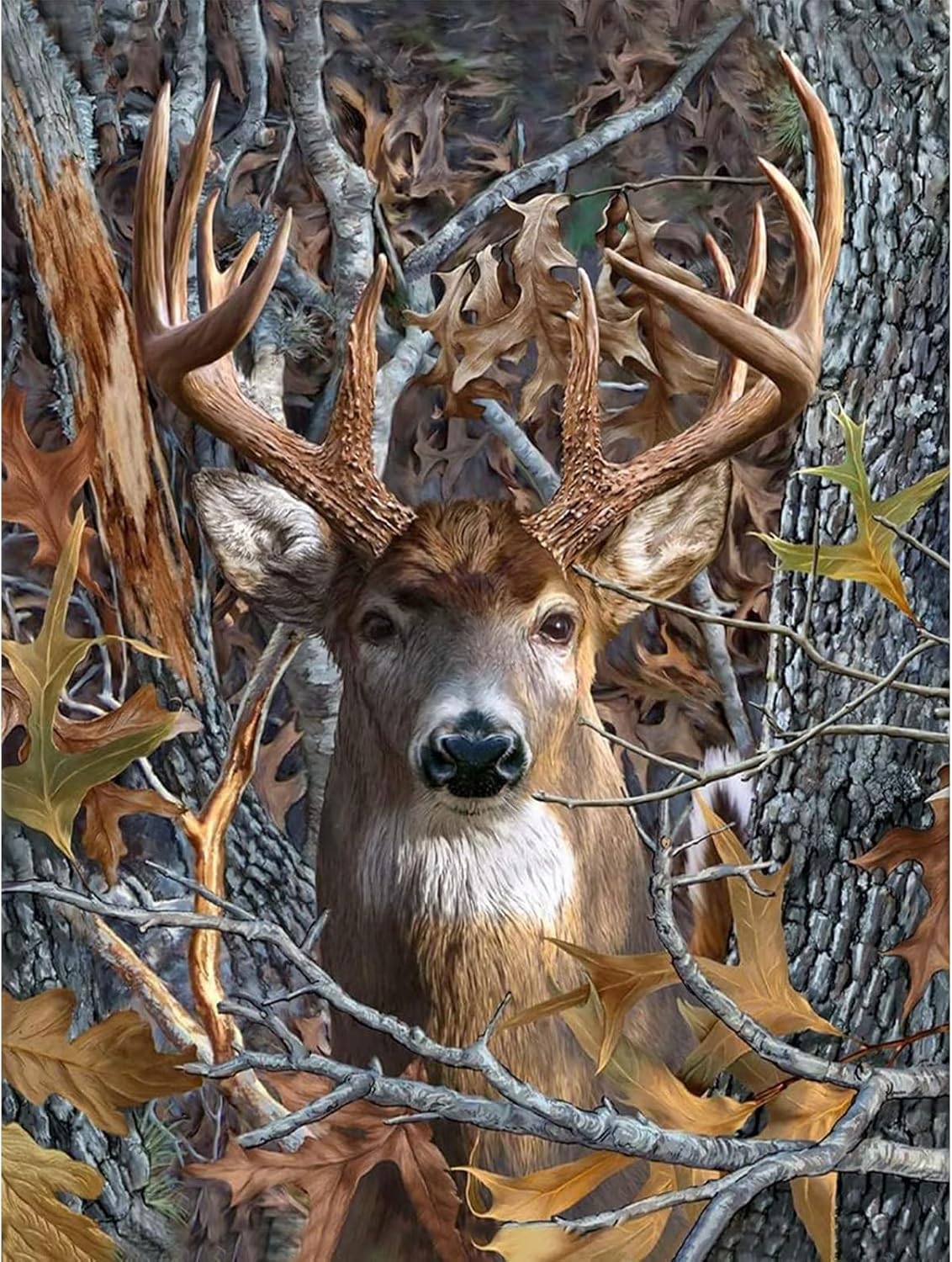 Deer Diamond Art Kits for Adults (FDP0106) 16 x 12 x 0.1 inches