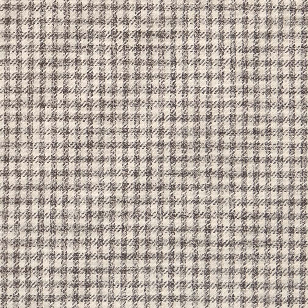 Check Pewter - Grey & Silver Check & Houndstooth,Small Scale Upholstery Fabric 54 Inches"