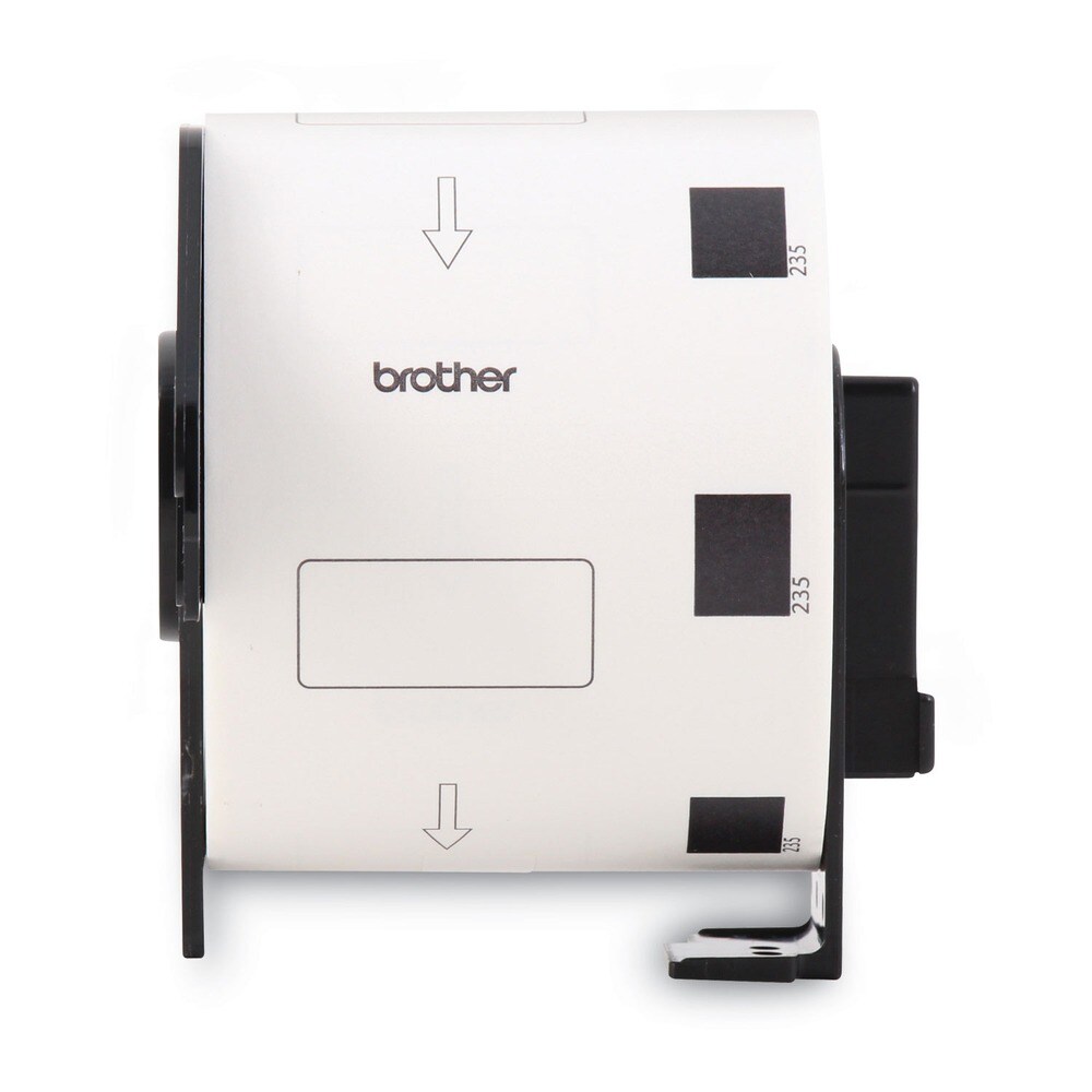 Brother 1.1 in. x 2.1 in. Die-Cut Removable Paper Labels - White