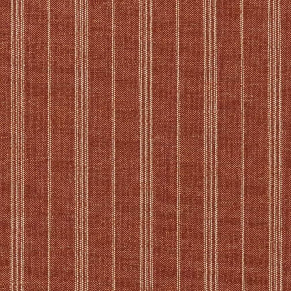 Upholstery Fabric - Orange &#x26; Rust Stripe Upholstery Fabric 54 Inches&#x22;