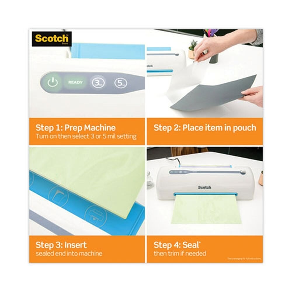 Scotch Pro 9 in. Max Document Width, 5 mil Max Document Thickness Thermal Laminator