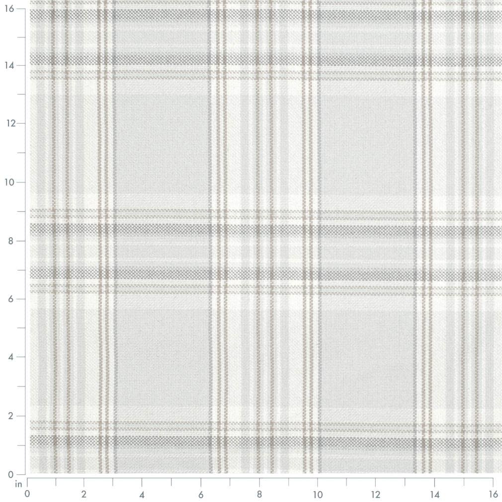 Powder - Blue,Grey & Silver Plaid Upholstery Fabric 54 Inches"