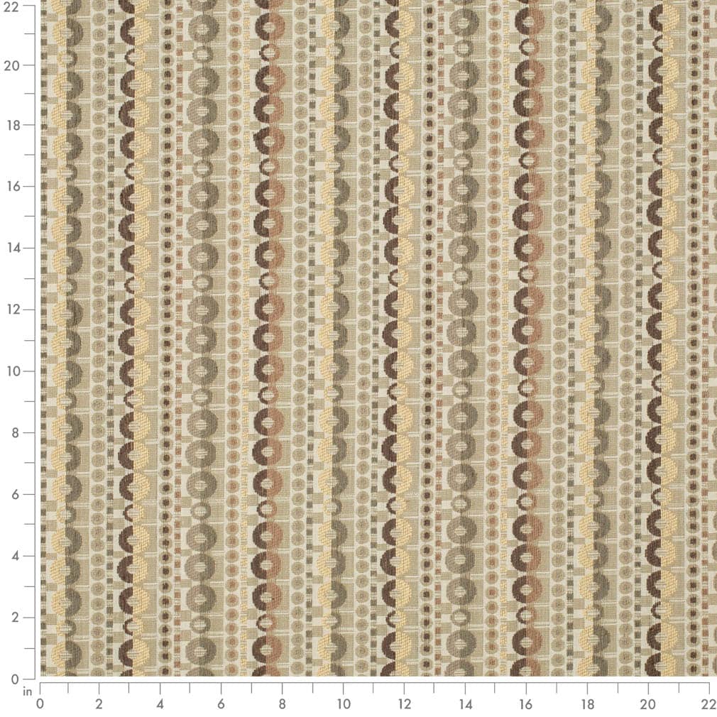 Mesquite - Beige Taupe,brown,grey Silver Abstract Geometric Upholstery Fabric 54 Inches"