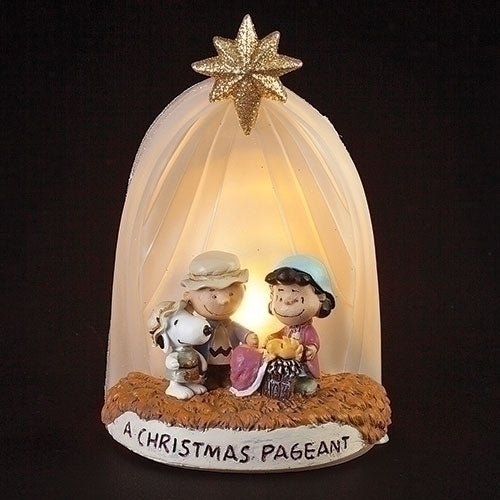 LED Lighted Peanuts Nativity Pageant