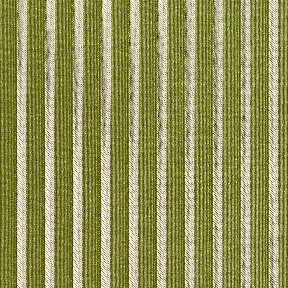 Fern/Stripe - Green Stripe Upholstery Fabric 54 Inches&#x22;