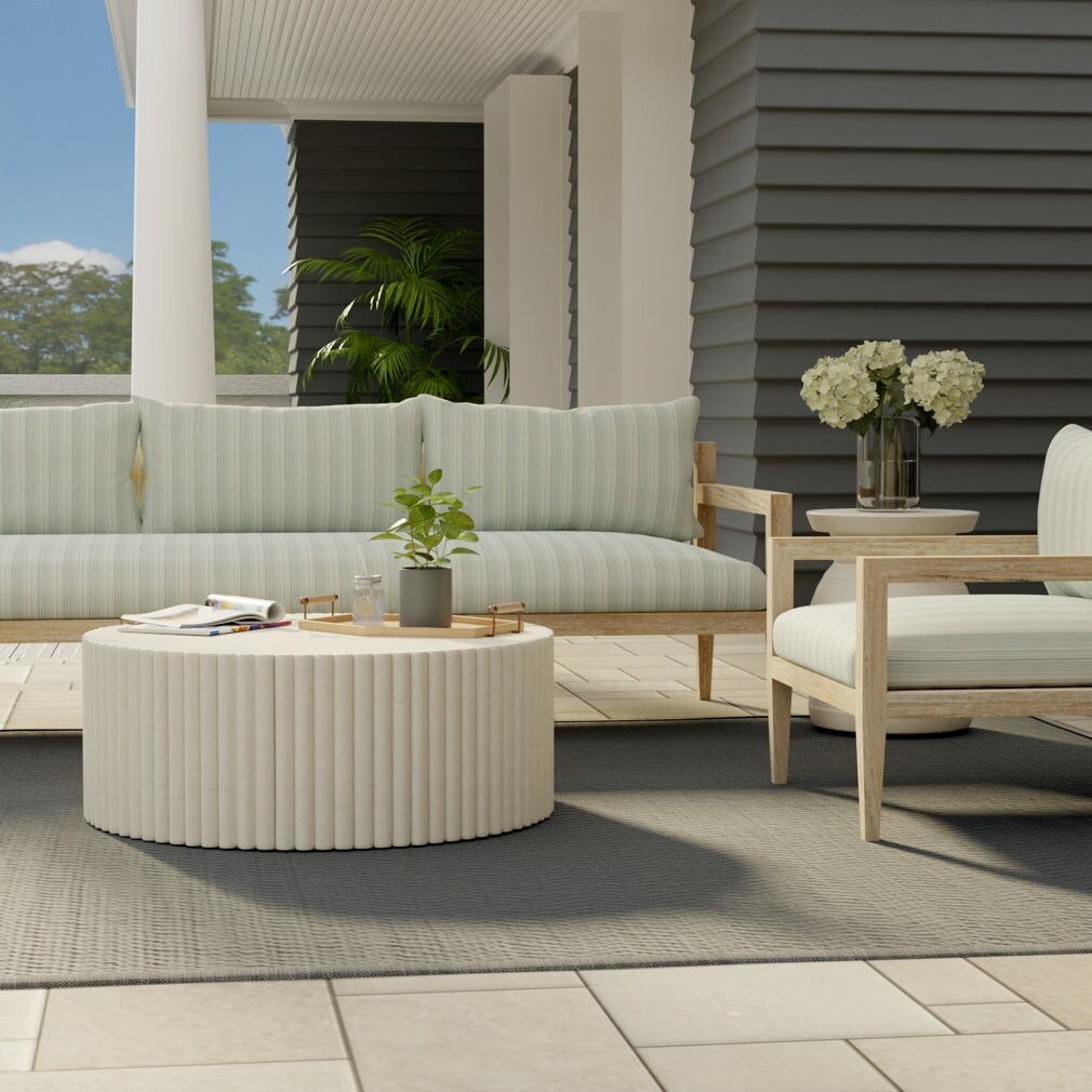 Canopy Pool - Aqua & Teal Stripe Upholstery Fabric 54 Inches"