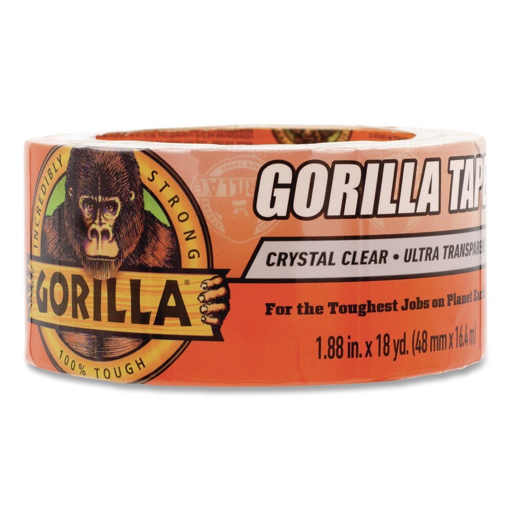 Gorilla Glue 1.88 in. x 18 yds. 3 in. Core Crystal Clear Tape (1-Roll)