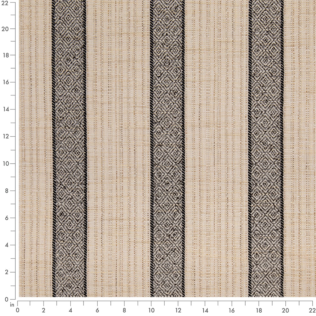 Upholstery Fabric - Black Stripe Upholstery Fabric 54 Inches"