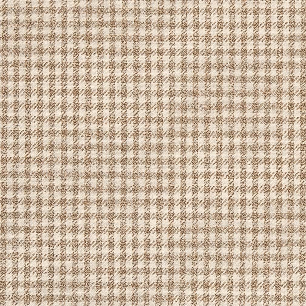 Check Sand - Beige & Taupe Check & Houndstooth,Small Scale Upholstery Fabric 54 Inches"