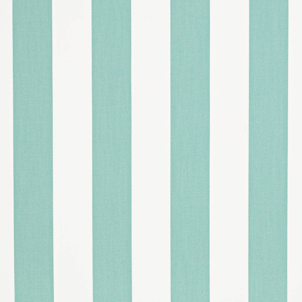 Cabana Glacier - Aqua & Teal Stripe Upholstery Fabric 54 Inches"