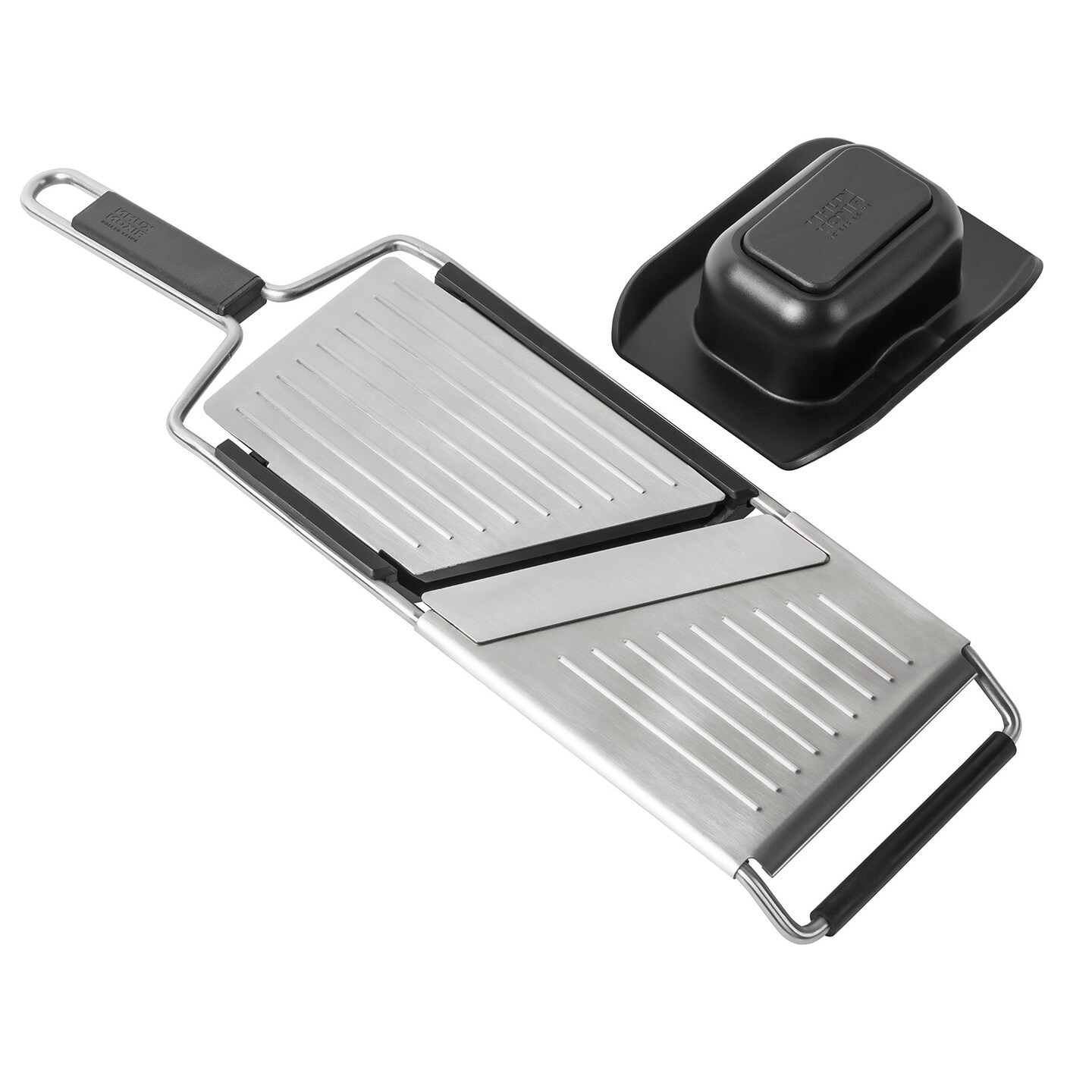 Kuhn Rikon Essential Mandoline Slicer with Adjustable Stainless Steel Blade for Vegetables & Fruit