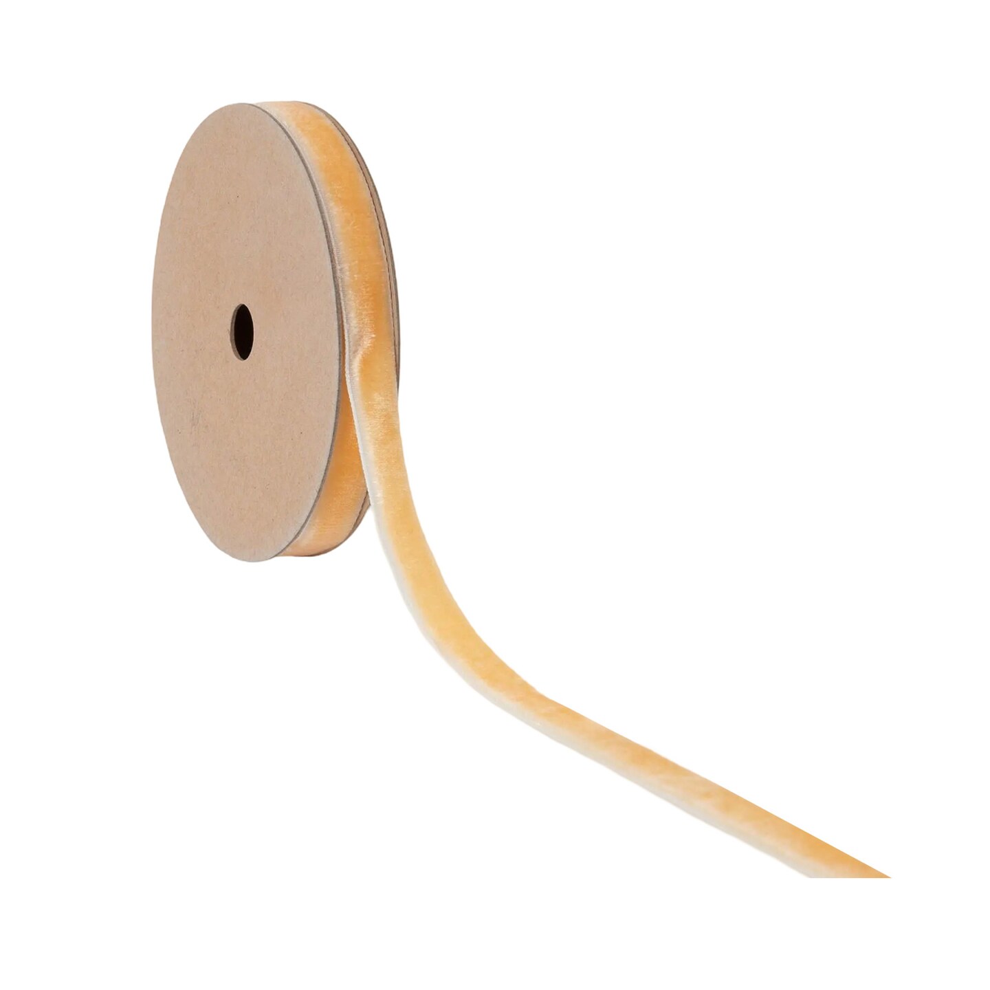 LaRibbons 3/8" - 1" Unwired Velvet Ribbons, 10 Yard Roll