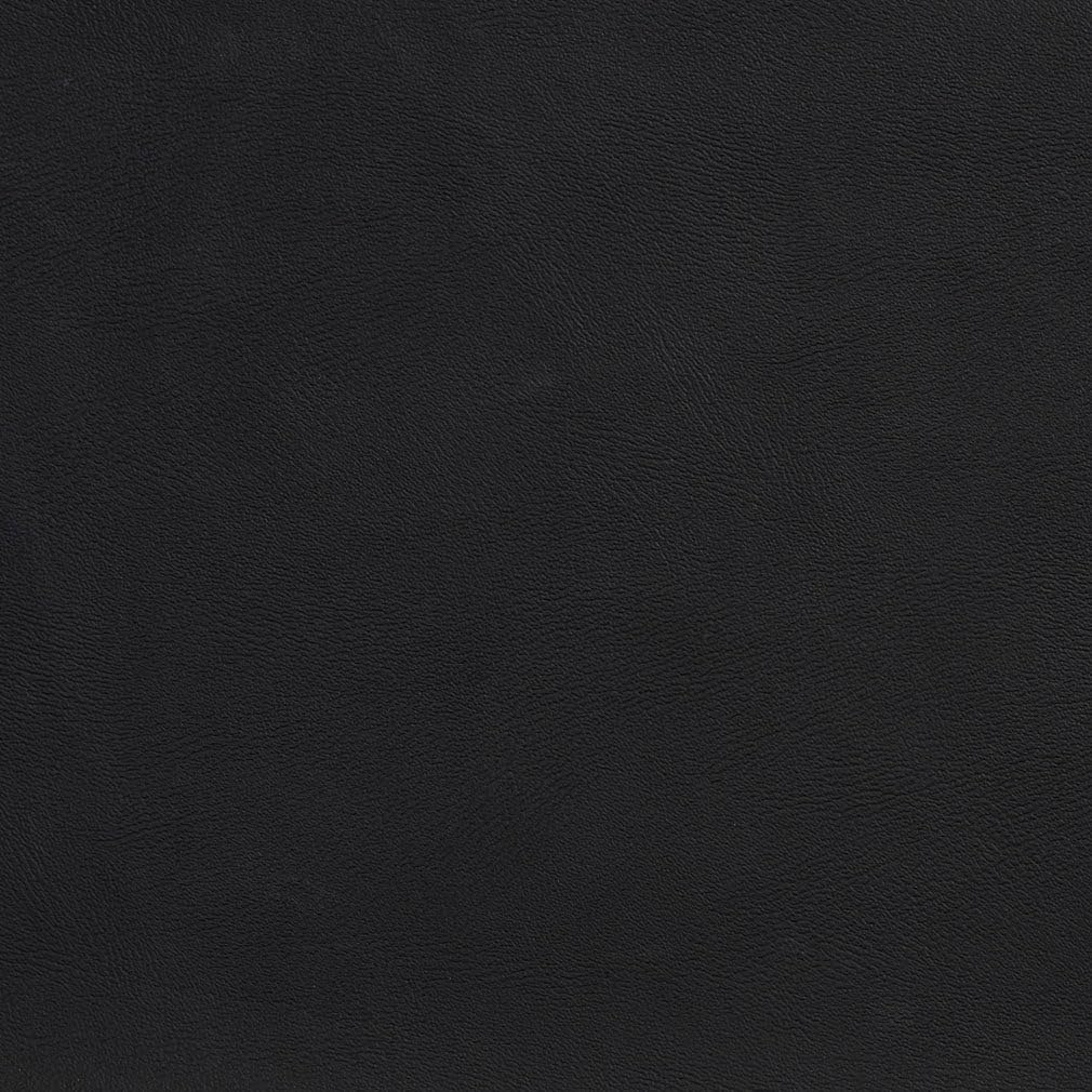 Black Stain Resistant Performance Pet Friendly Vinyl Upholstery Fabric by The Yard - SKU: Seymour Black
