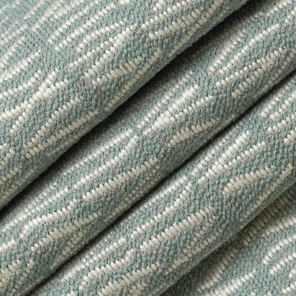 Aqua Stain Resistant Performance Pet Friendly Abstract Global Woven Pattern Upholstery Fabric by The Yard - SKU: Macie Ocean
