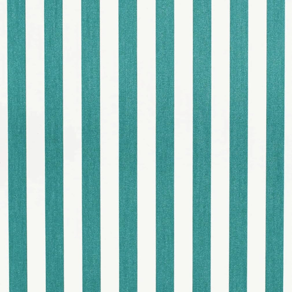 Aqua Stain Resistant Performance Pet Friendly Stripe Woven Pattern Upholstery Fabric by The Yard - SKU: Enchant Peacock