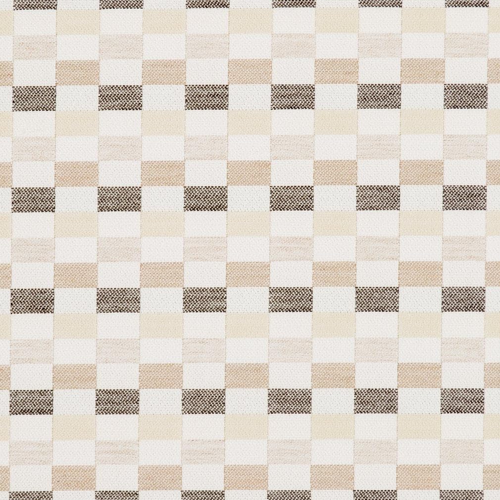 Natural Stain Resistant Performance Pet Friendly Abstract Geometric Woven Pattern Upholstery Fabric by The Yard - SKU: Roy Pebble
