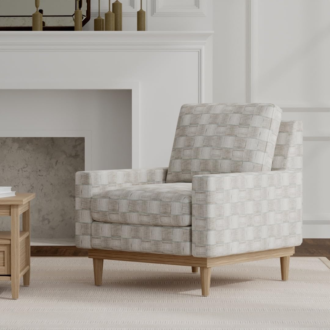 Aqua Teal Performance Grade Abstract Geometric Woven Pattern Upholstery Fabric by The Yard - SKU: Millard Gravel