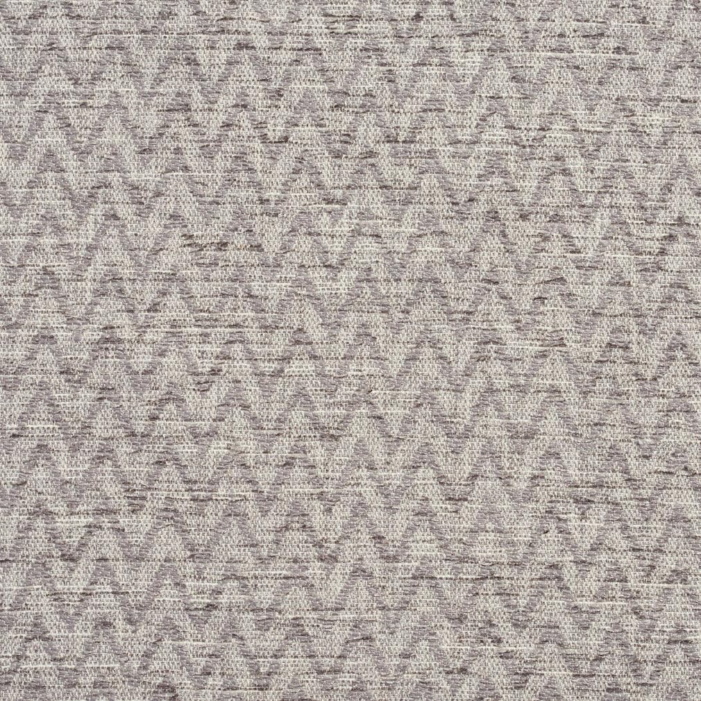 Grey Abstract Chevron Woven Pattern Upholstery Fabric by The Yard - SKU: Conley Flannel