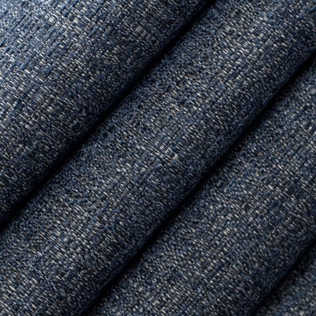 Blue Stain Resistant Performance Pet Friendly Texturedd Tweed Upholstery Fabric by The Yard - SKU: Clifton Cobalt