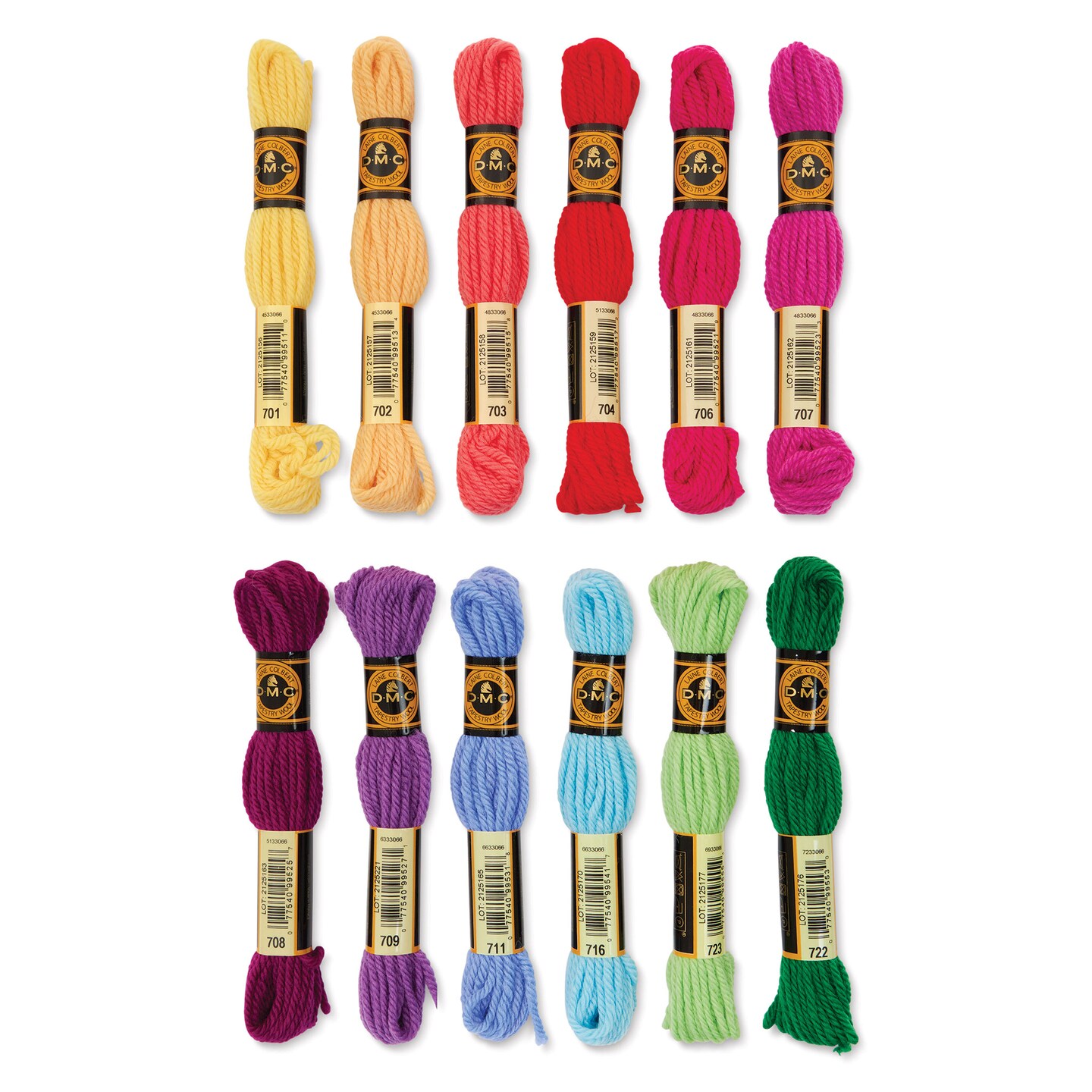 【Tamme】 TOROPICAL WOOL MK3 DMC Tapestry Wool - Tropical Collection, 8 m, Set of 12 | Michaels