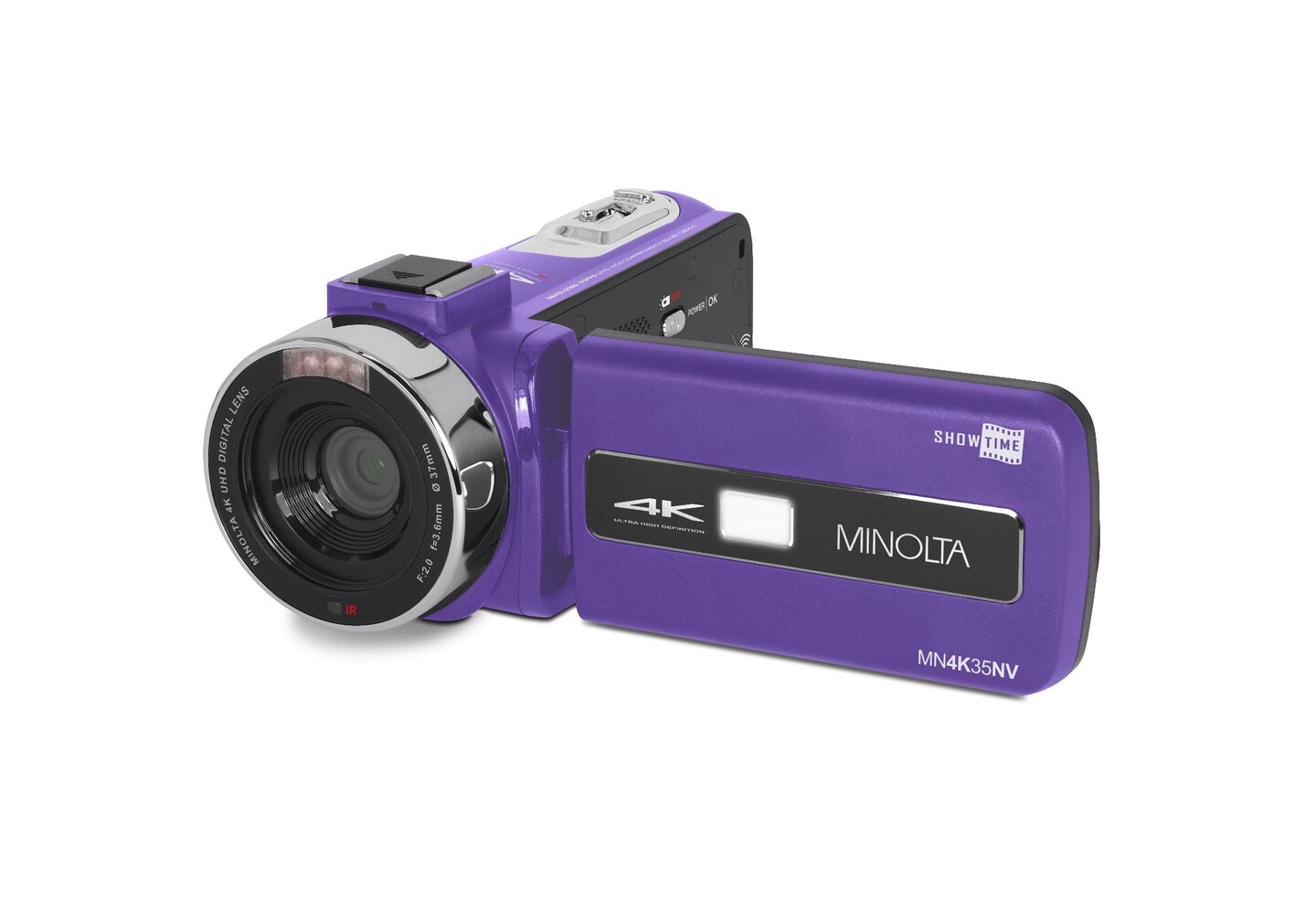 MN4K35NV - 4K Ultra HD IR Night Vision Camcorder, Color: Magenta