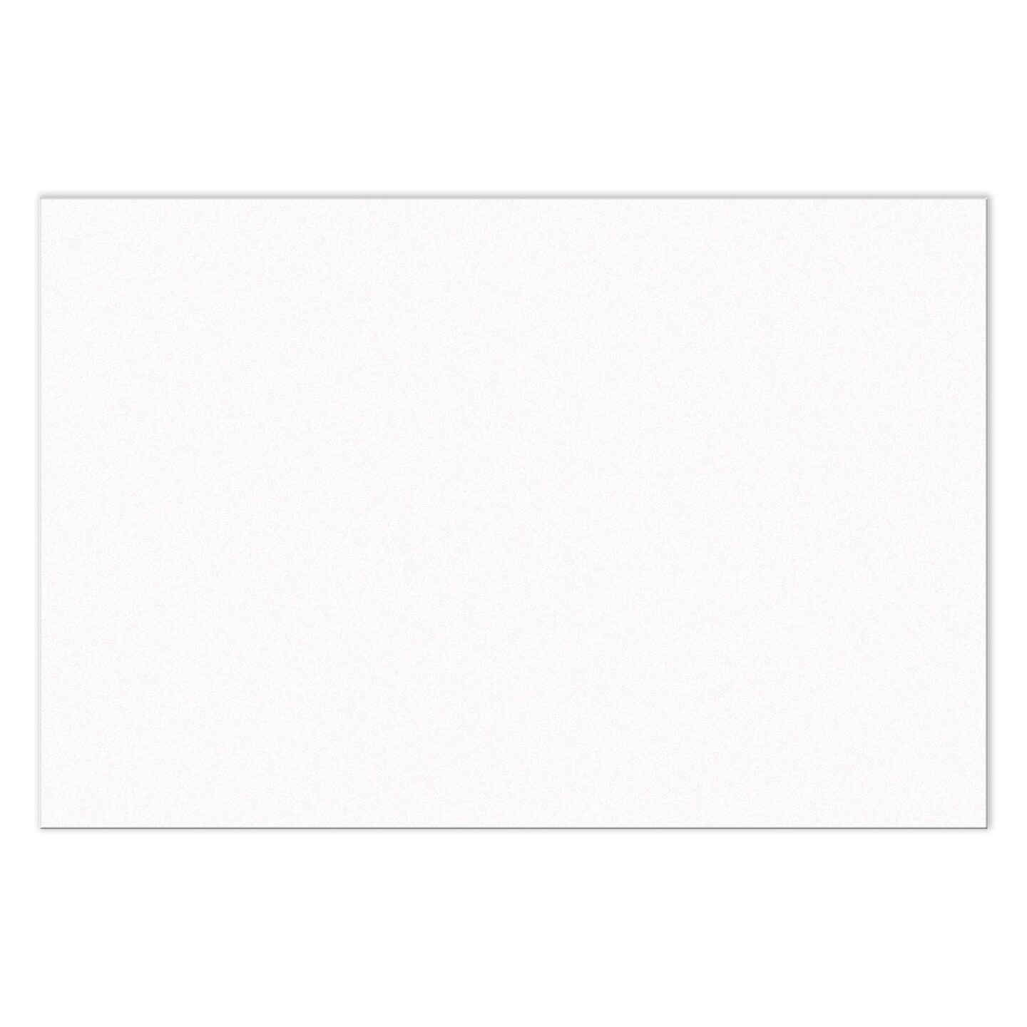 Construction Paper, Bright White, 12" x 18", 100 Sheets