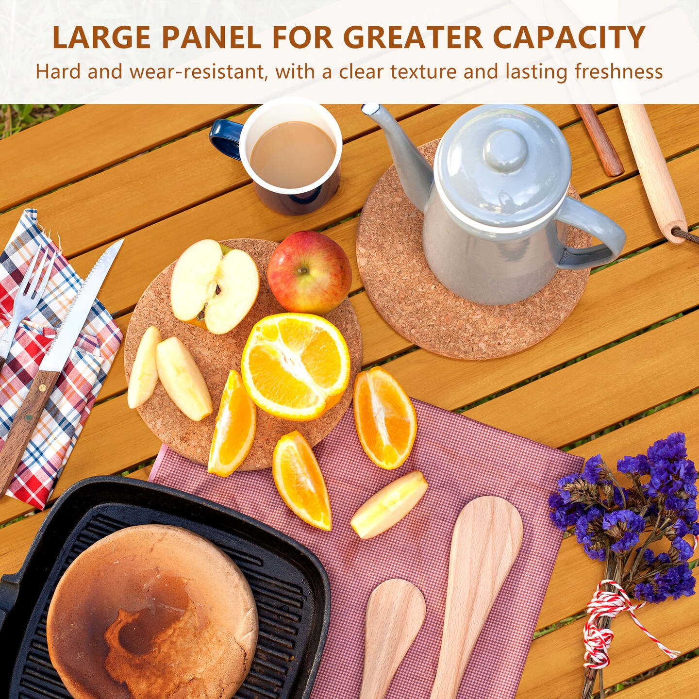 Picnic Folding Roll Up Outdoor Camping Beach Dining Use Low Portable Table with Carrying Bag for Picnics, Camping, Beach, Tailgating, Patio, Kitchen, Living Room