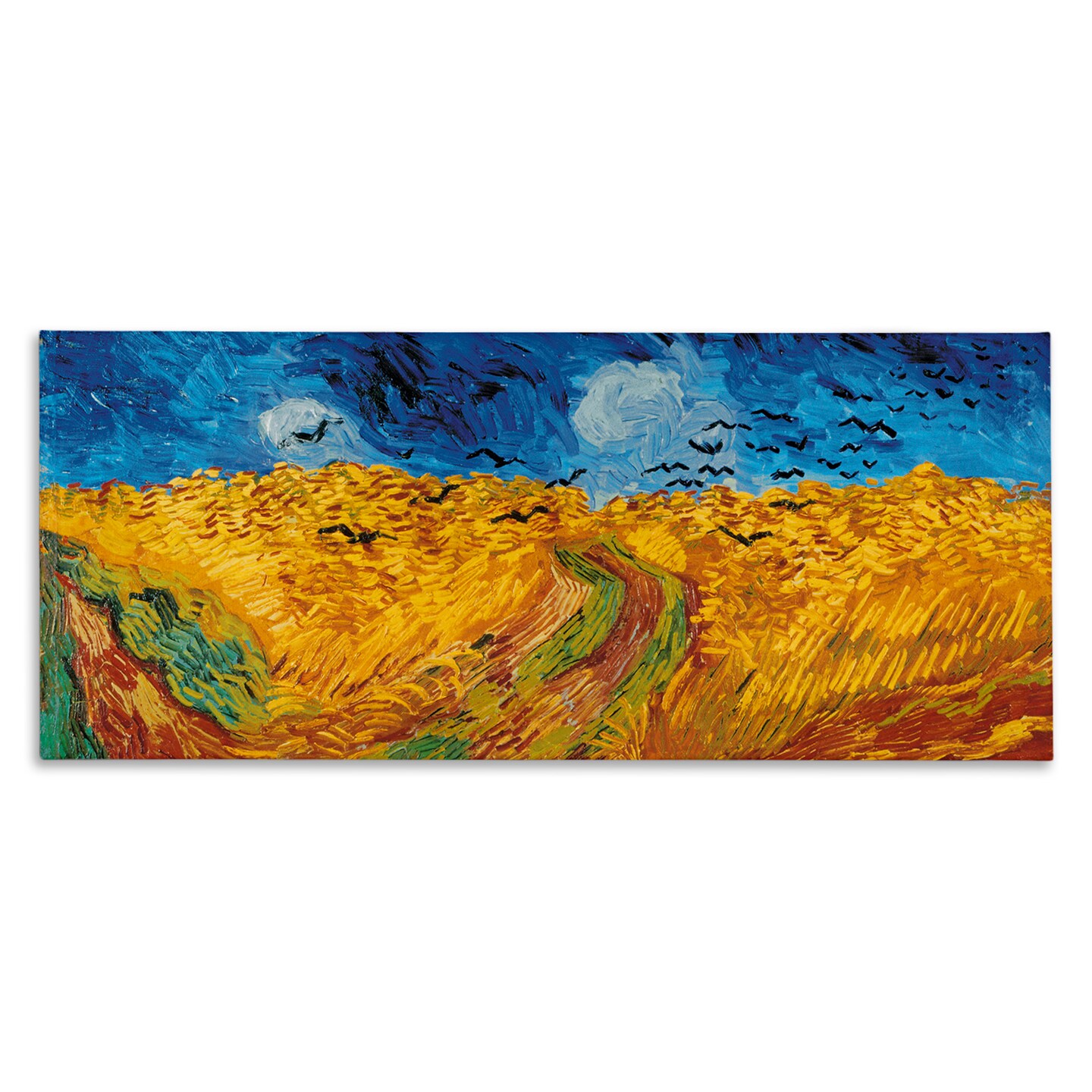 Stupell Industries Wheat Field with Crows Classic Canvas Wall Art